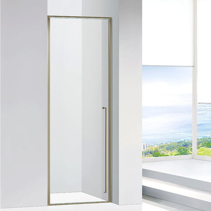 Modern Thick Tempered Glass Separate Dry-wet Shower Rooms Modern Aluminum Bathroom Doors ST-9009