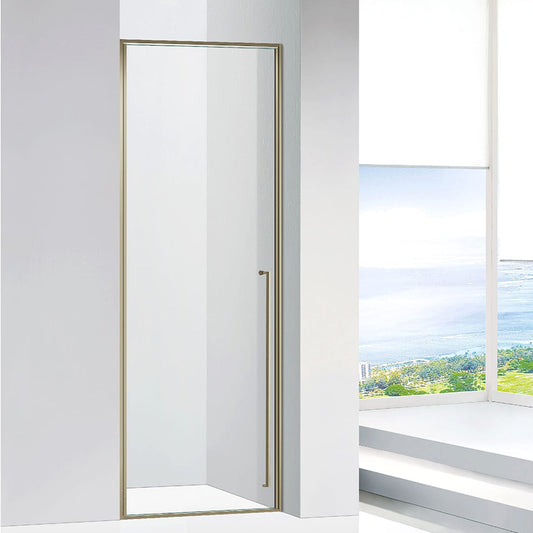 Modern Thick Tempered Glass Separate Dry-wet Shower Rooms Modern Aluminum Bathroom Doors ST-9009