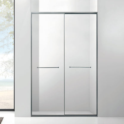 One Line Screen with Dual Activities Sliding Standard Shower Door Design With High Accessory ST-9029