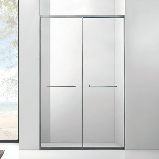One Line Screen with Dual Activities Sliding Standard Shower Door Design With High Accessory ST-9029