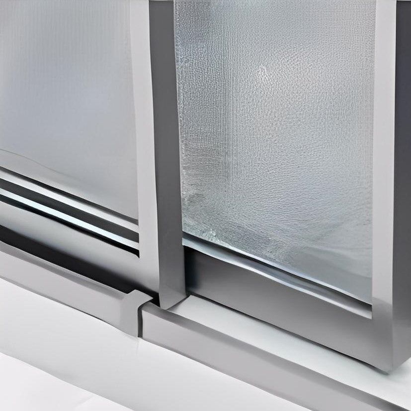 Polished Chorme Shower Room Double Sliding Framed Shower Door