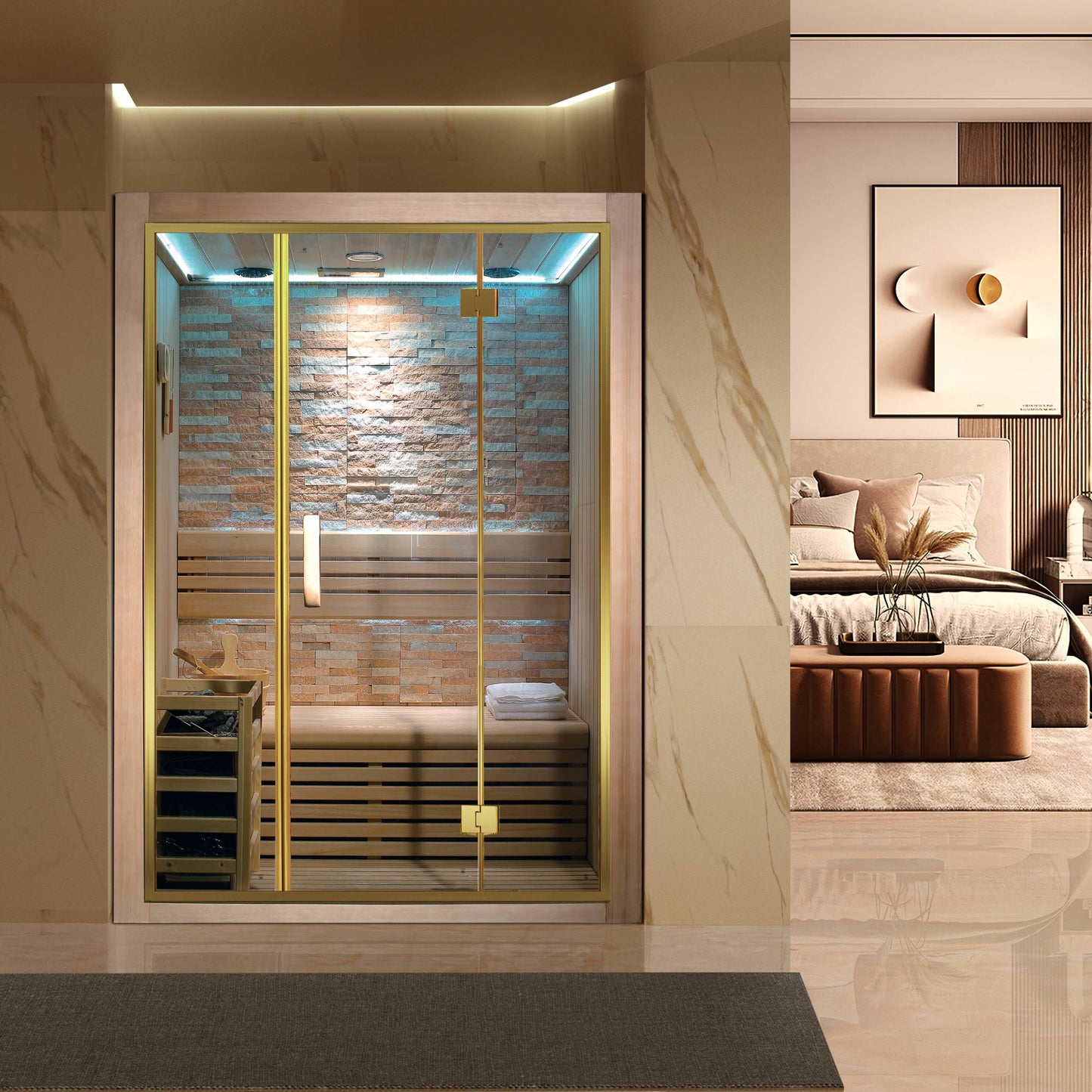 HOT best choice dry solid wood far infrared sauna room