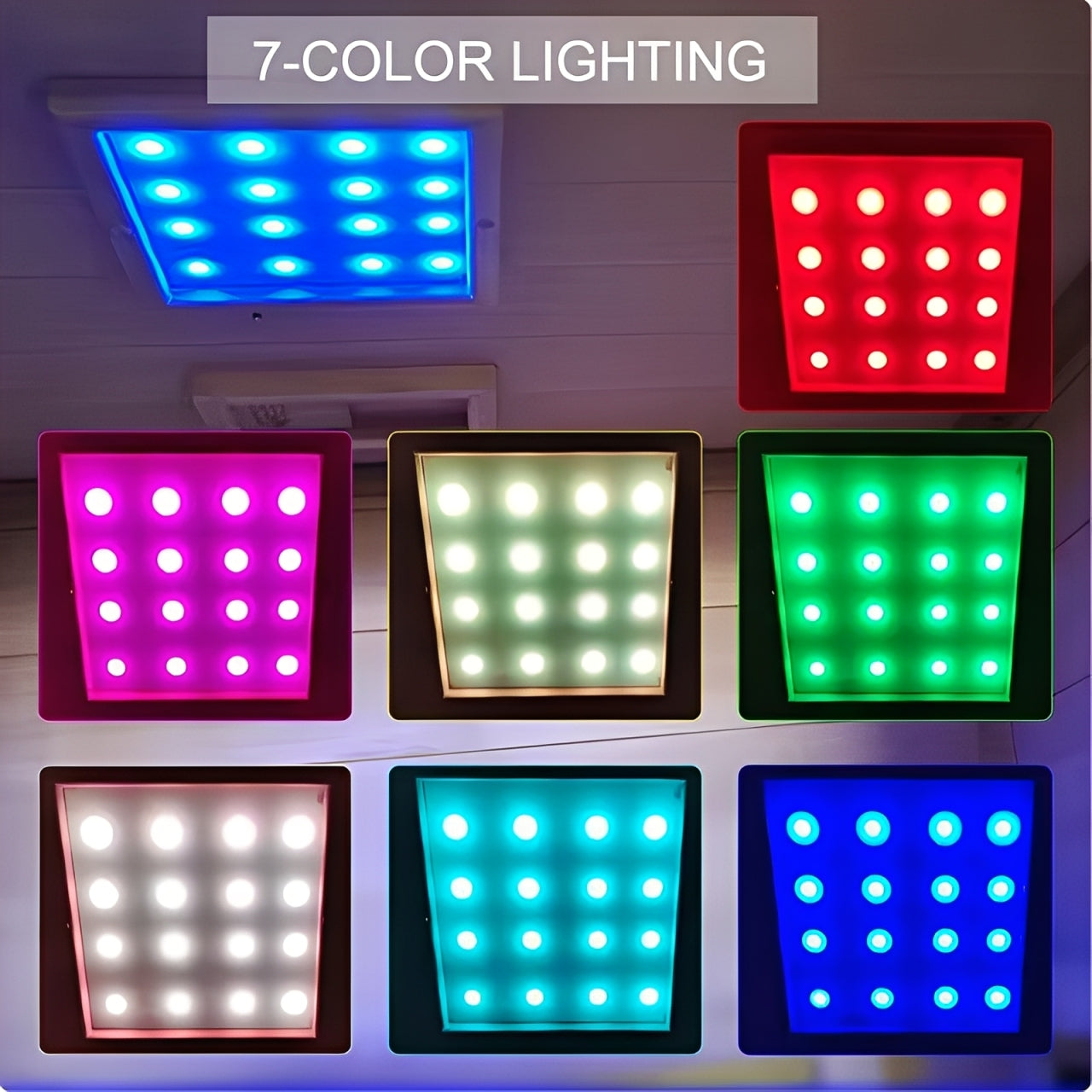 Sauna Room Color Therapy Lights