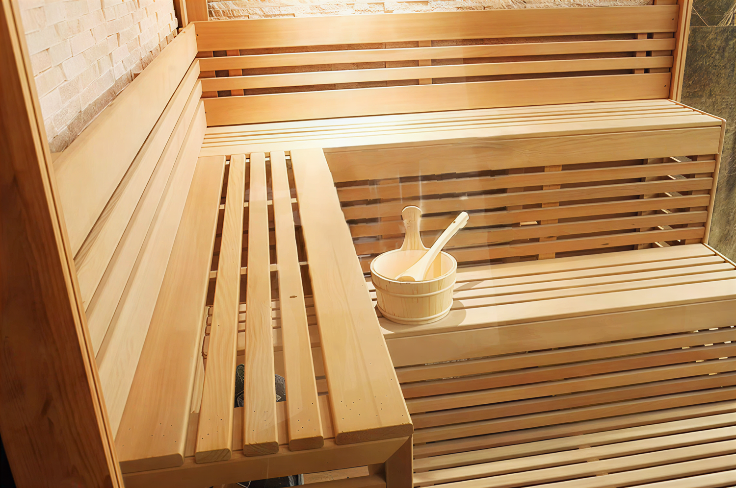 Sauna Seat Cushion with Heat Protection