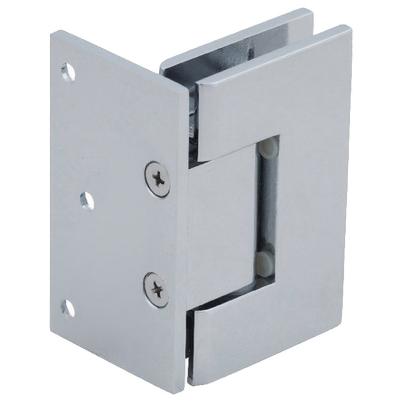 Shower Hinge Standard Door 8-12mm Glass Offset Back Plate Hinge Polished Chrome