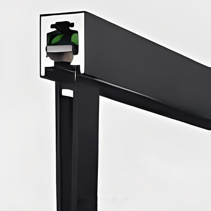Shower Door Black Frame Roller Kit Sliding Shower Enclosure