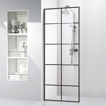 Single Customized Walk-in Shower Screen Factory Good Price Supply Simple Shower Door ST-9048