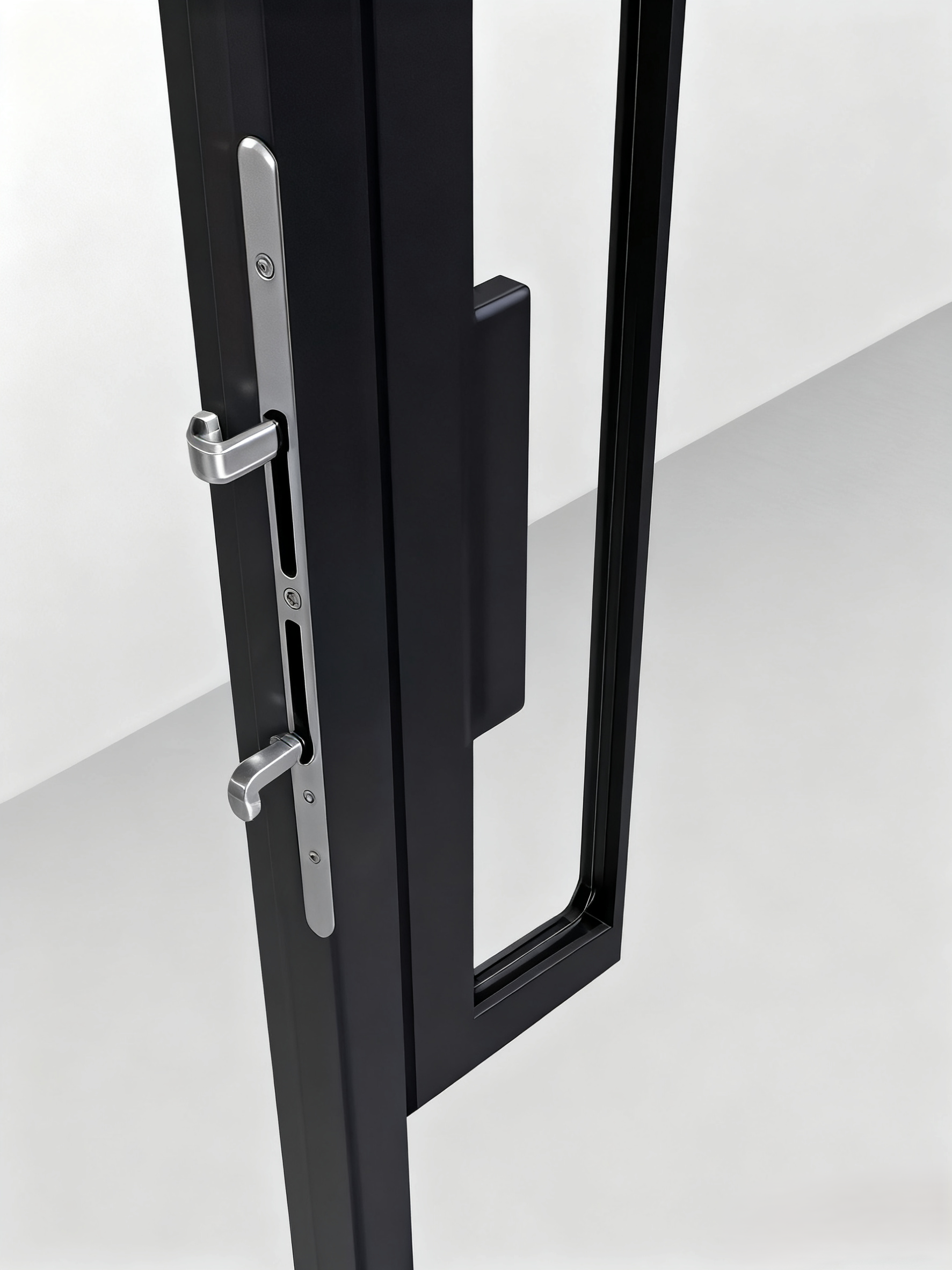 Sliding Shower Door Black Handle