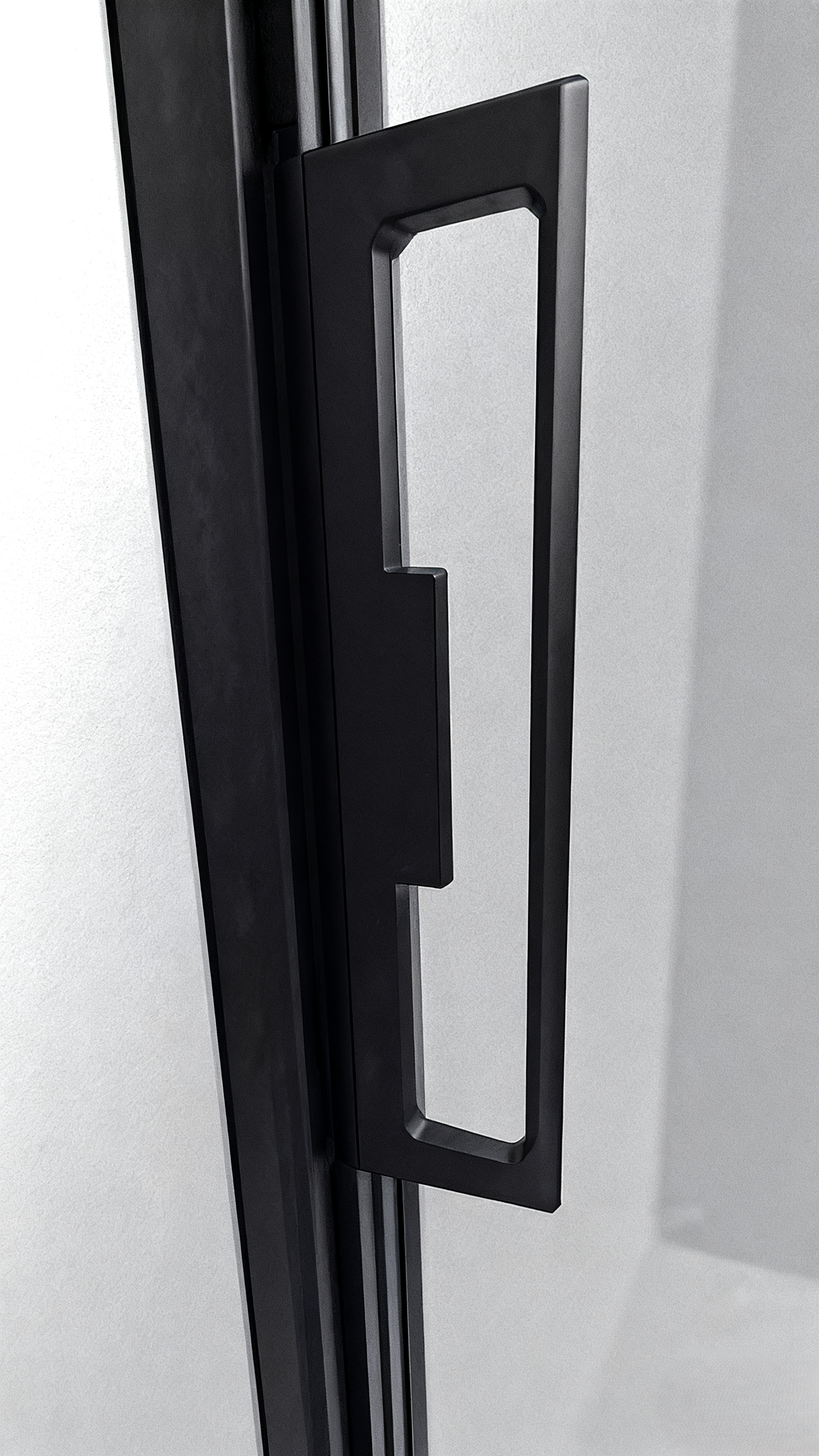 Sliding Shower Door Shower screen Matte Black Handle