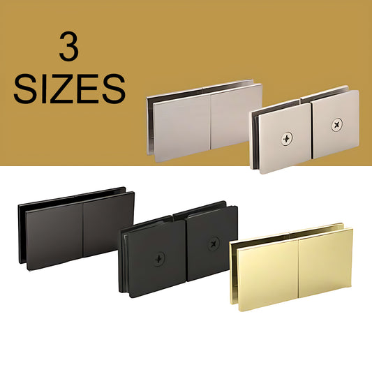 Square 180 Degree Glass to Glass Movable Transom Clamps