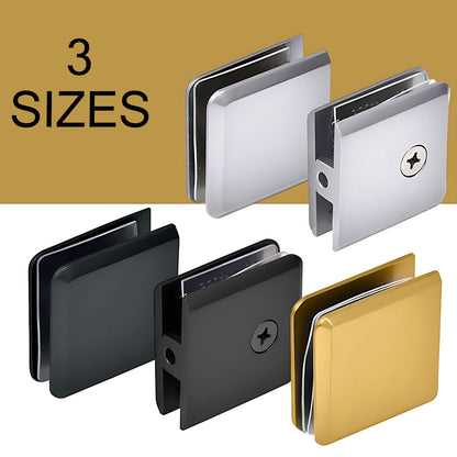 Square Beveled Glass Clamps