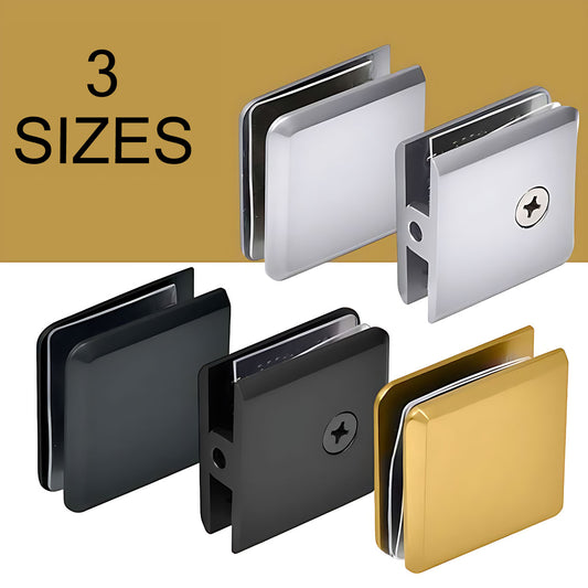 Square Beveled Glass Clamps