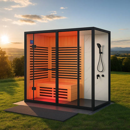 Square Outdoor Sauna Cabin SA-8801
