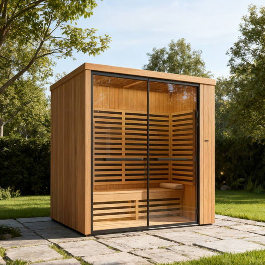 Square Outdoor Sauna Cabin SA-8806