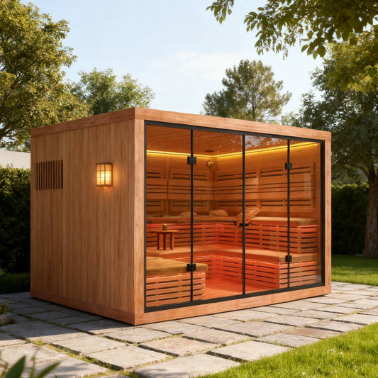 Square Outdoor Sauna Cabin SA-8809