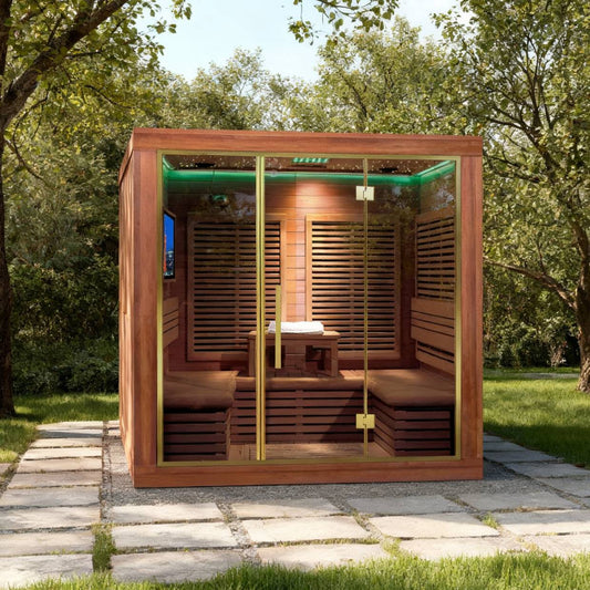 Square Outdoor Sauna Cabin SA-8811