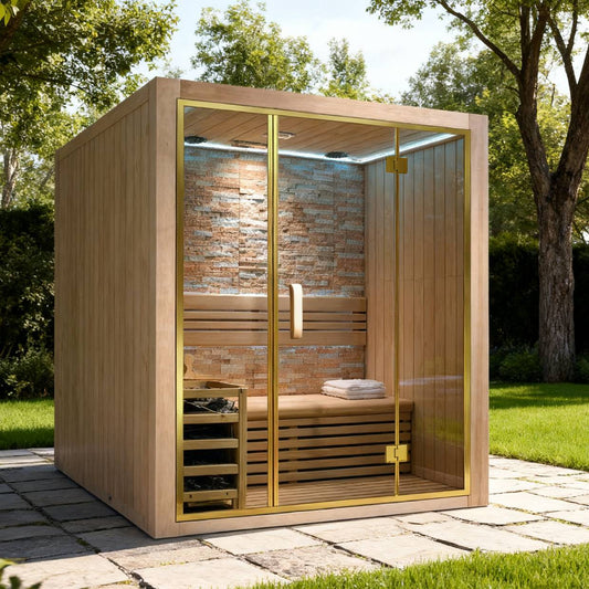 Square Outdoor Sauna Cabin SA-8813