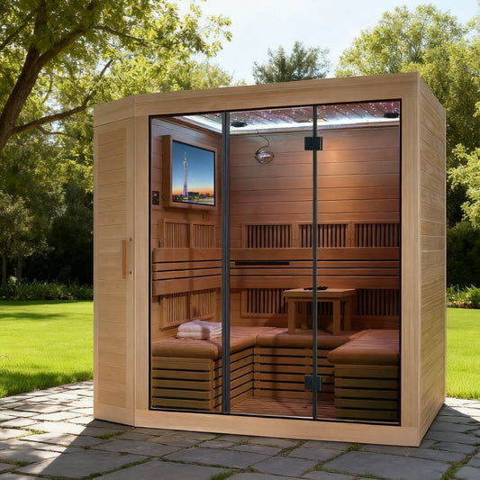 Square Outdoor Sauna Cabin SA-8815