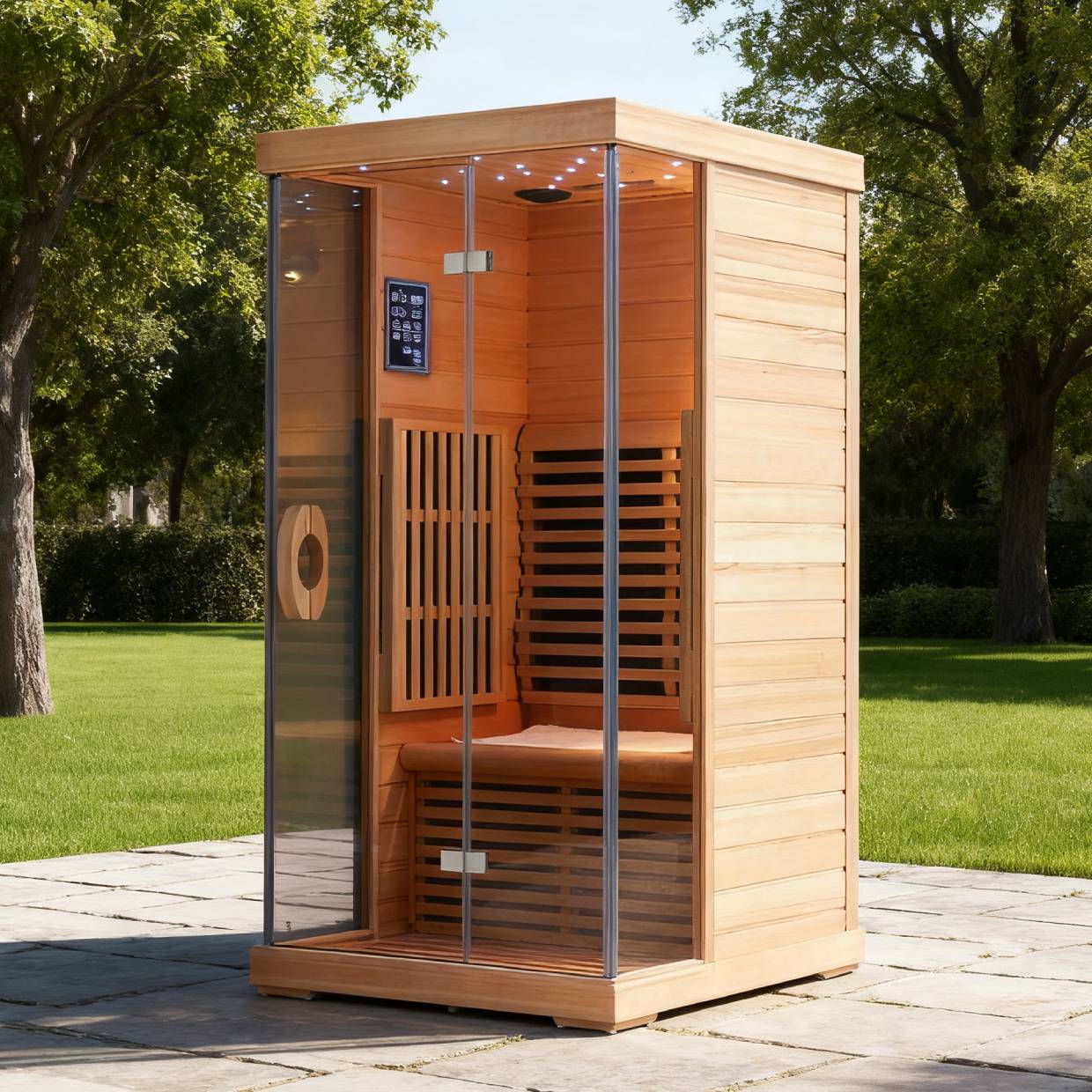 Square Outdoor Sauna Cabin SA-8818