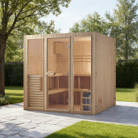Square Outdoor Sauna Cabin SA-8824