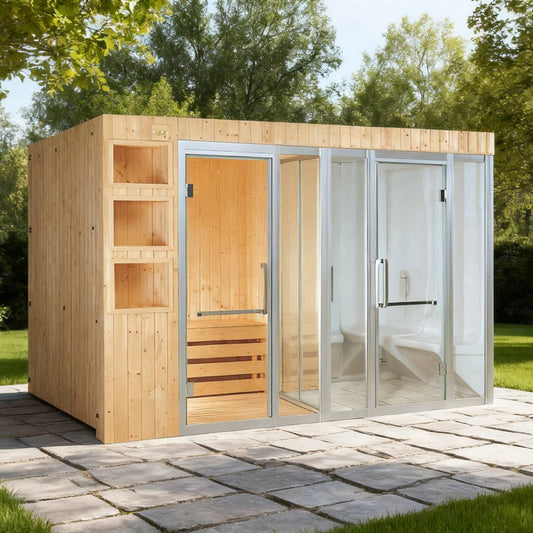 Square Outdoor Sauna Cabin SA-8918