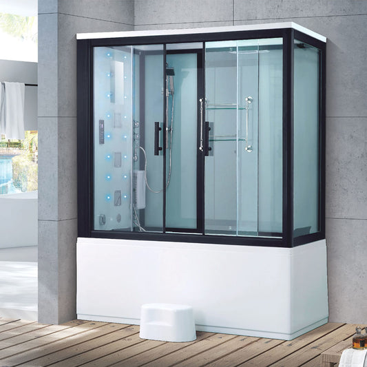 Square Steam Shower Tub Combo Steam Room GA-6002