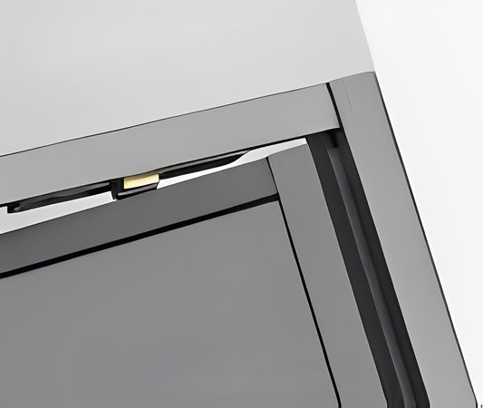Swing Door Tempered Glass  Pivot Shower Door Framed Shower Doors open hinge