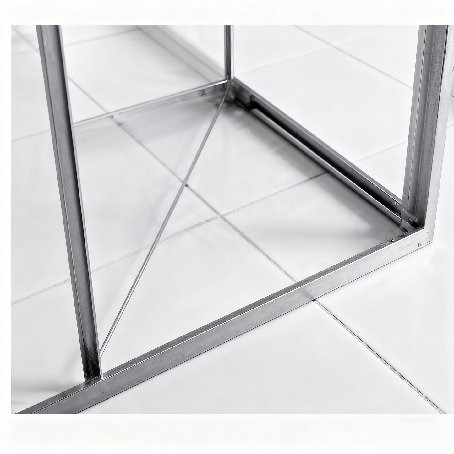 Tempered Glass Square Sliding Door