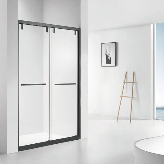 Toilet Two Sliding Door Shower Enclosure Cubicle Custom Framed Glass Bathroom Shower Room ST-9047