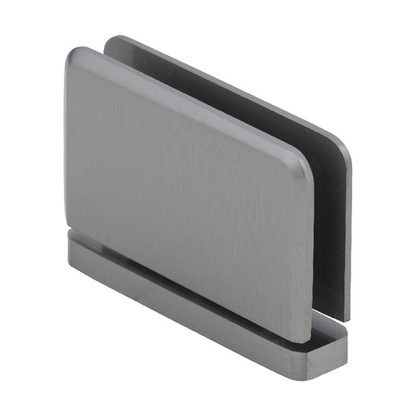 Top Or Bottom Mount Shower Door Hinge Brushed Nickel