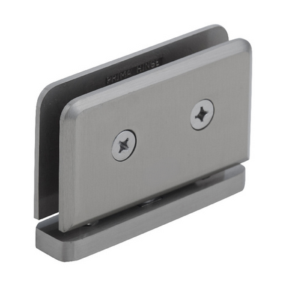 Top Or Bottom Mount Shower Door Hinge Brushed Nickel