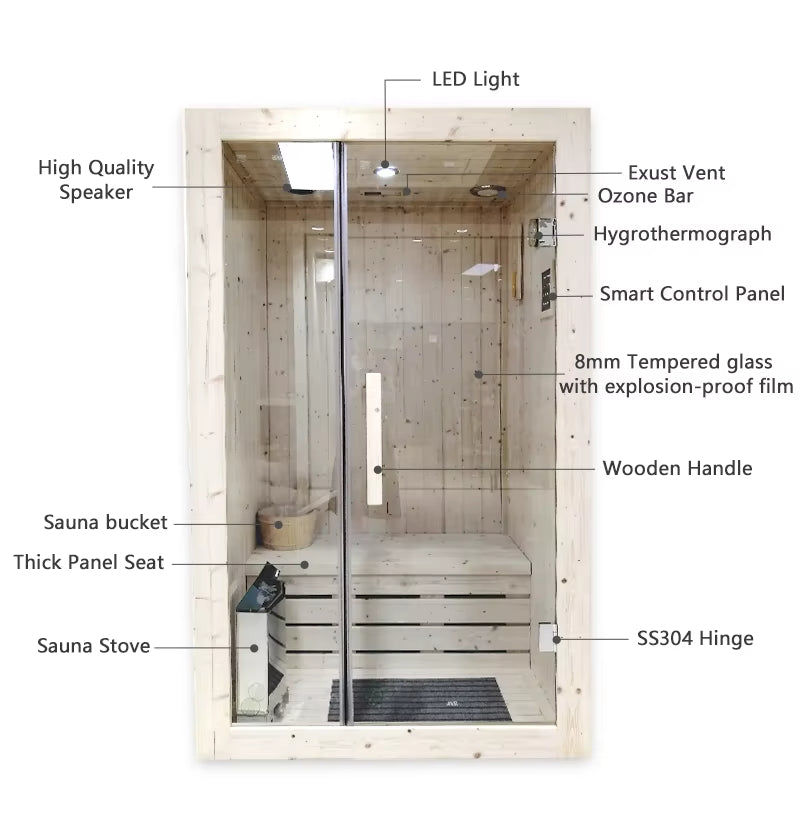 Traditional Sauna Room Product Introduction