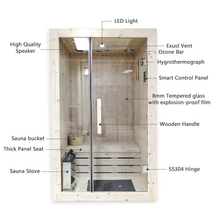 Traditional Sauna Room Product Introduction