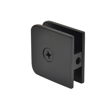 Traditional Style Fixed Panel U Clamps Matte Black